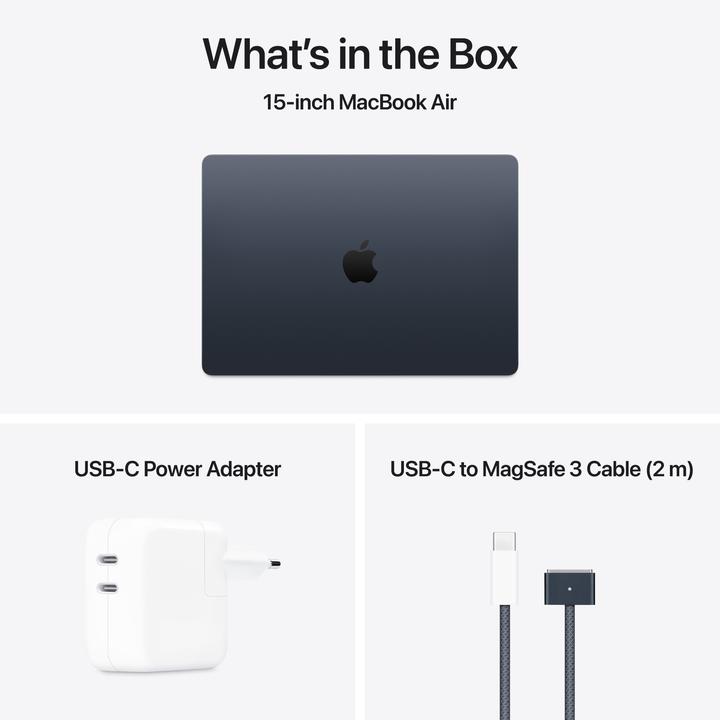 Produktbild Apple MacBook Air – 2025 (15.30", M4, 16 GB, 256 GB, DE)