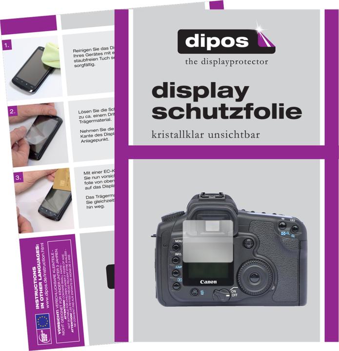 Actual product image Dipos Screen Protector Crystalclear (Screen protector, Canon EOS 30D)