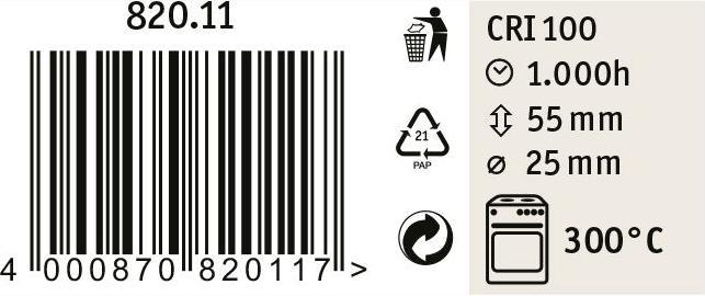 Produktbild Paulmann Backofenlampe (E14, 25 W, 125 lm, 1 x, G)