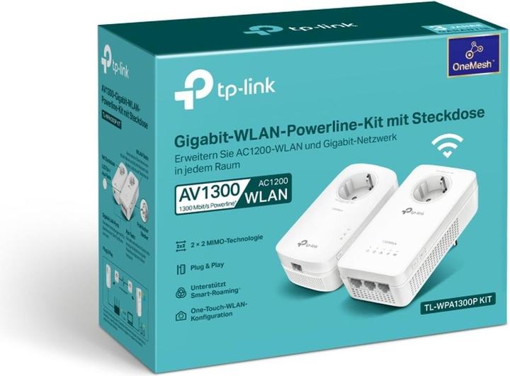 Immagine prodotto TP-Link KitDE Powerline TL-WPA1300P (1300 Mbit/s)