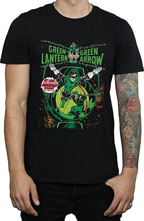 Immagine prodotto Maglietta in cotone con copertina a fumetti di Lanterna Verde e Freccia Verde (S)