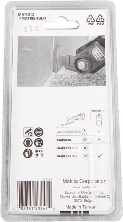 Actual product image Makita Diamond segment saw blade MAM012