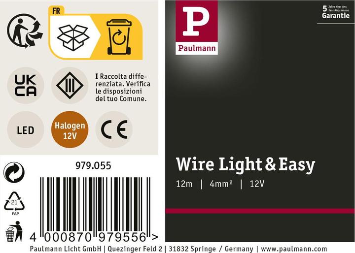 Actual product image Paulmann Safety tension cable