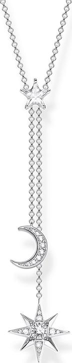 Produktbild Thomas Sabo Kette Stern & Mond silber (925er Silber, 40 - 45 cm)