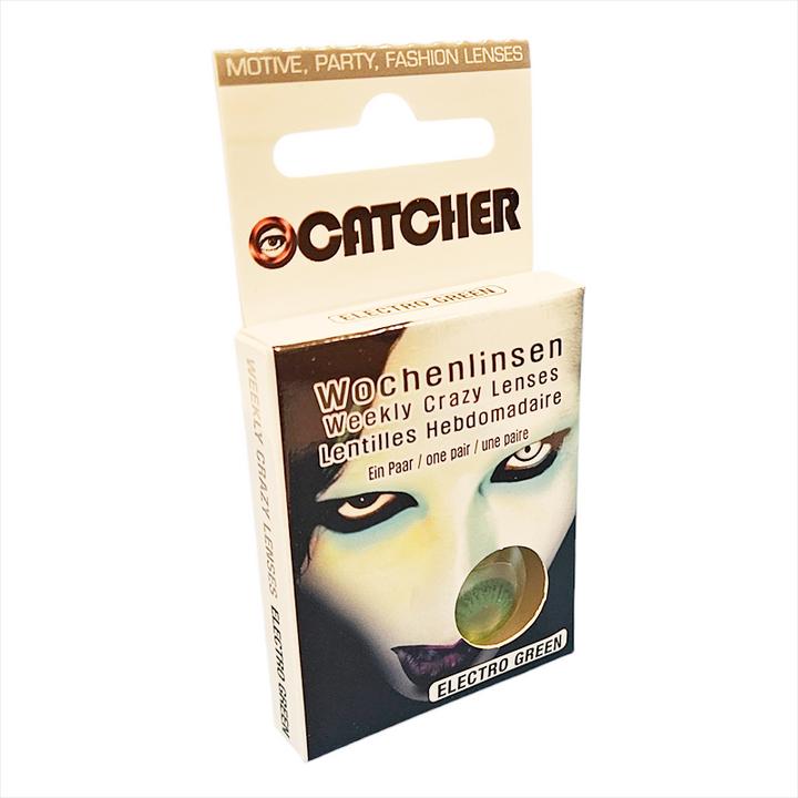 Actual product image Eyecatcher Elektro Grün Kontaktlinsen Wochenlinsen (Green)