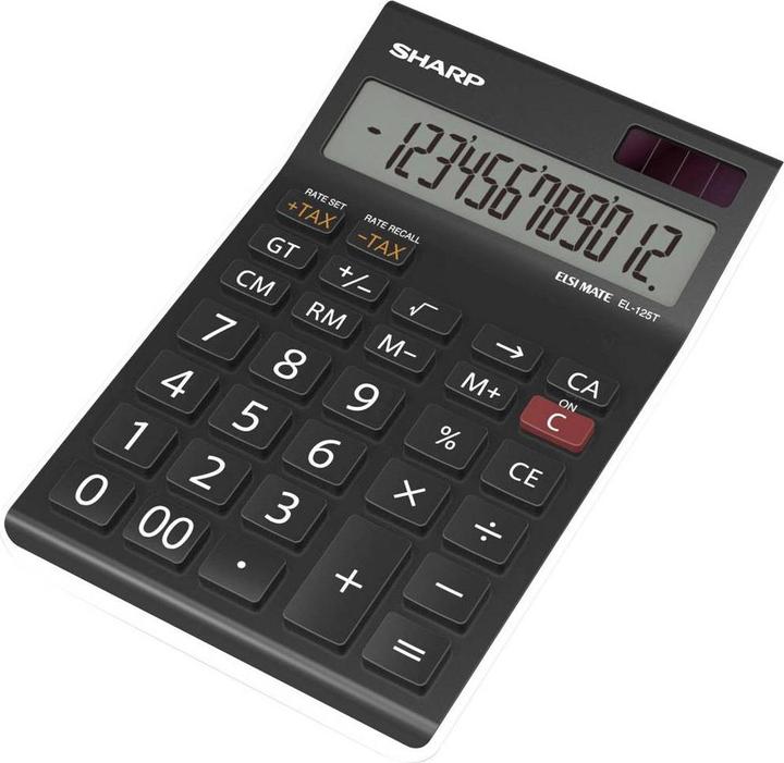 Actual product image Sharp Calculatorius EL125TWH (Solar cells)