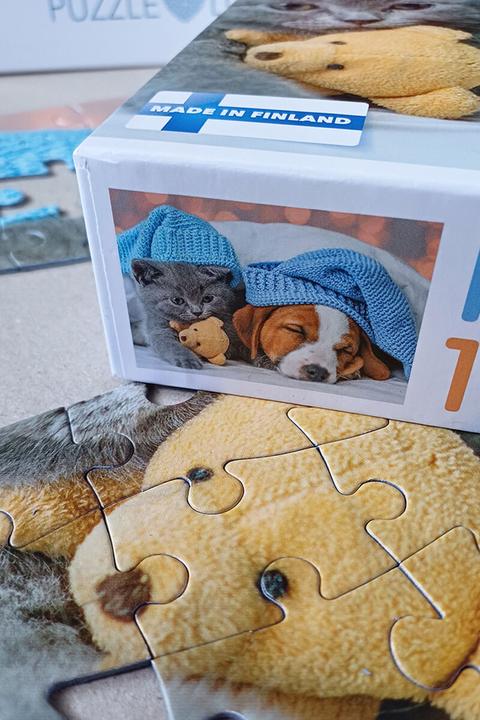 Immagine prodotto Selecta Spielzeug Puzzle con gattino e cane addormentato, 100 pezzi. (100 pezzi)
