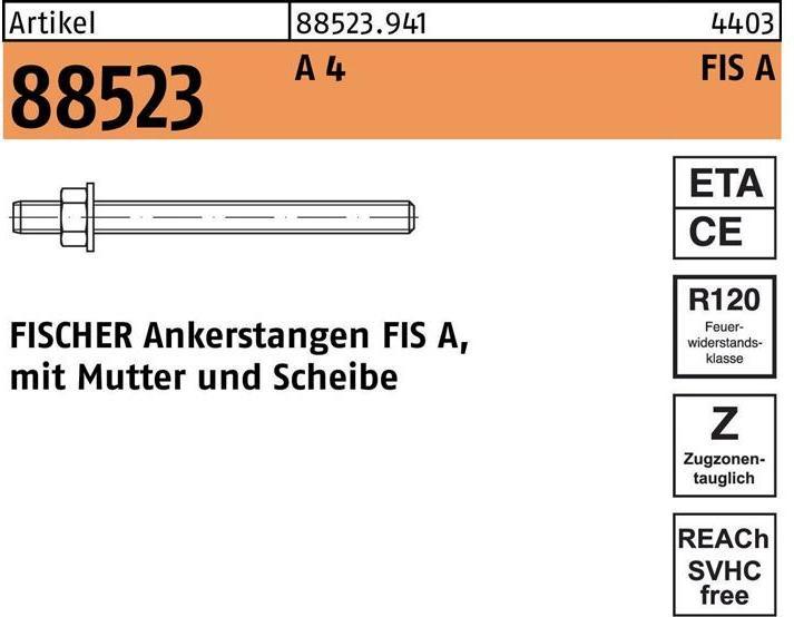 Produktbild Fischer Ankerstange FIS A M8x130 R (10 Stk.)