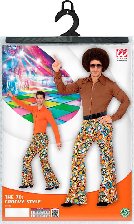 Immagine prodotto Widmann Pantaloni da uomo anni '70 Bubbles (XL)