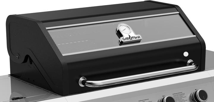 Actual product image Grillfürst G410E 4-burner gas barbecue with high temperature burner and stainless steel grates (14 kW)