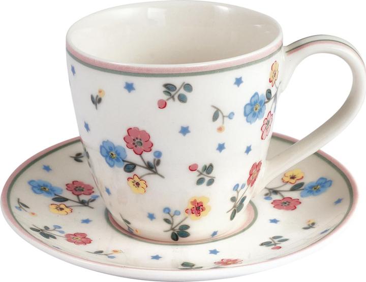 Immagine prodotto Greengate Tazza da caffè espresso Adelena w.U. bianco 6,5 cm (1 x)