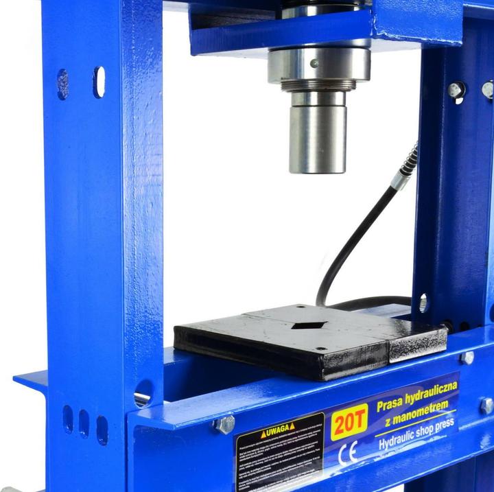 Produktbild GEKO Hydraulik-Werkstattpresse mit Manometer und Fusspumpe 20t