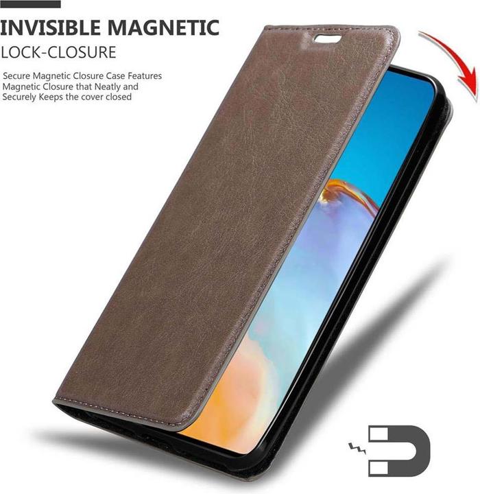Actual product image Cadorabo Book Invisible Magnet Cover (Huawei P40)