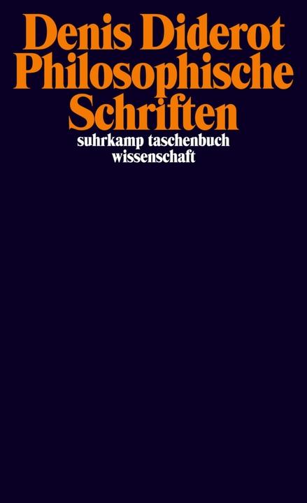 Image du produit Philosophische Schriften (Allemand, Denis Diderot, 2013)