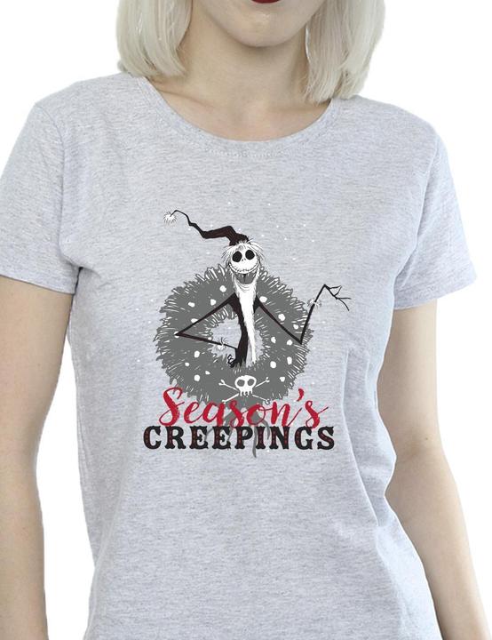 Immagine prodotto Disney The Nightmare Before Christmas Seasons Creepings Wreath Maglietta Donna (S)