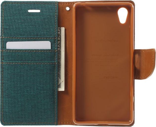 Actual product image Goospery Canvas Diary Series (Sony Xperia X)