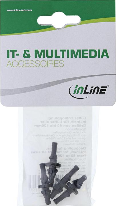 Produktbild InLine Lüfter Entkopplung, für Lüfter aller Grössen von 60 bis 120mm