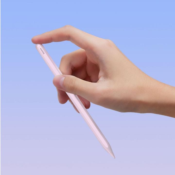 Actual product image Baseus Wireless Charging Pen for PhoneTablet Smooth Writing Pink