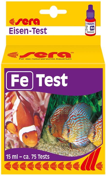 Produktbild Sera Fe-Test einfache Bestimmung der Eisen (Wasserpflege Aquarium)