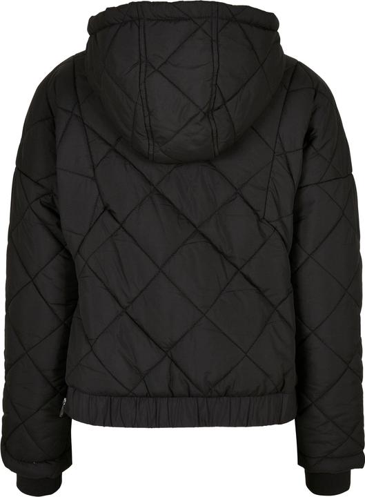Actual product image Urban Classics Ladies Oversized Diamond Quilted Pull Over Jacket (XS)