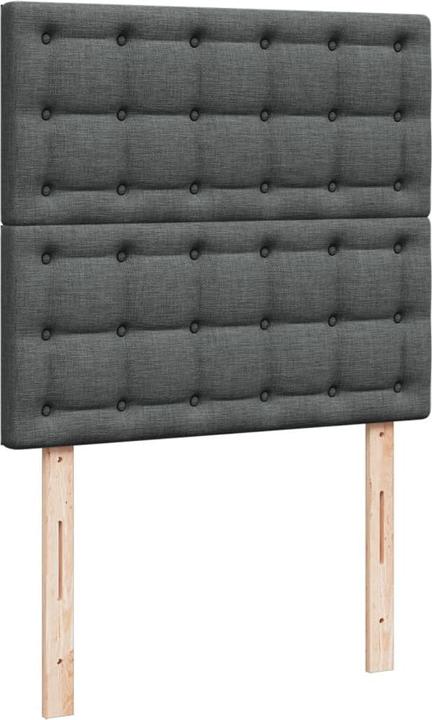 Produktbild VidaXL Bo x springbett mit Matratze 90 x 190 cm Stoff (90 x 190 cm, 90 x 190 cm)