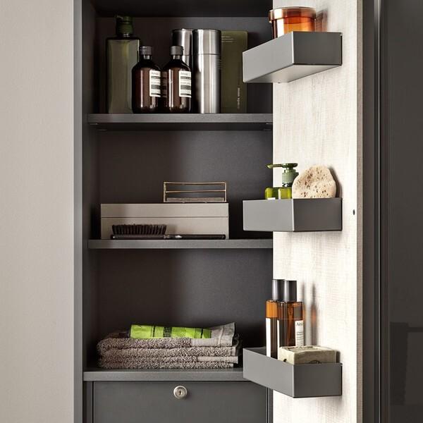 Actual product image Geberit Acanto hanging cabinet flat 500639, 450x820x174mm