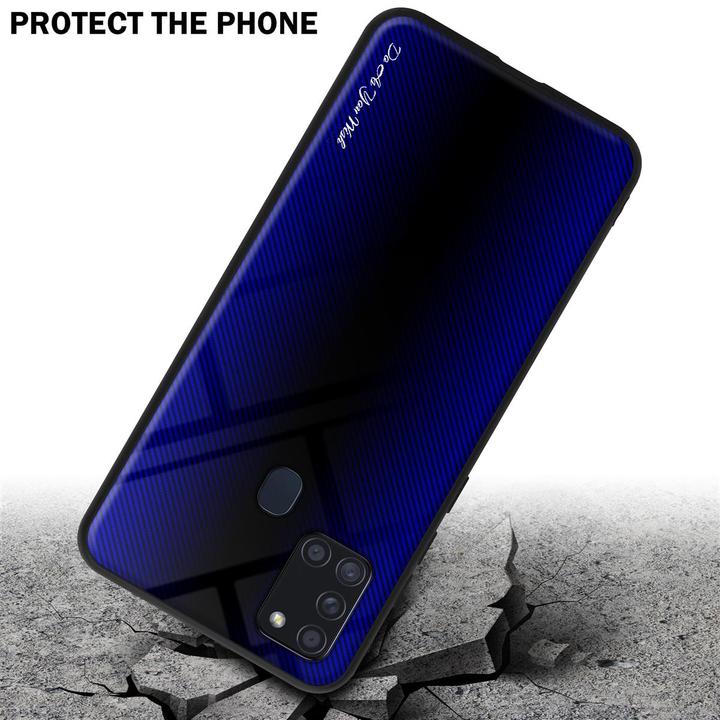 Immagine prodotto Cadorabo Copertura di vetro a strisce in TPU (Samsung Galaxy A21s)