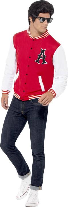 Produktbild Smiffys 50s Jock VarsityJacke (USCollegeStil) (L)
