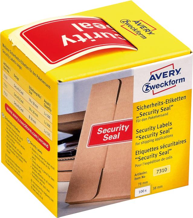 Produktbild Avery Sicherheitssiegel