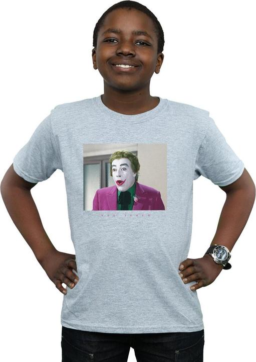 Image du produit - T-shirt BATMAN TV SERIES JOKER PHOTOGRAPH - Garçon (128)