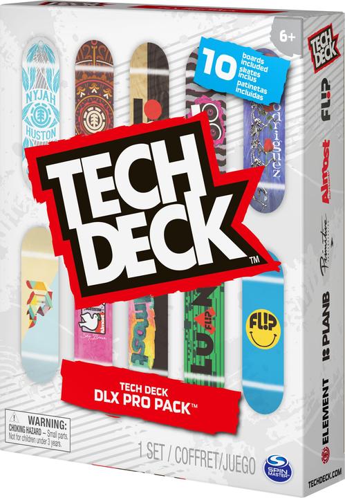 Actual product image Spin Master Tech Deck - DLX Pro Fingerboard Set of 10