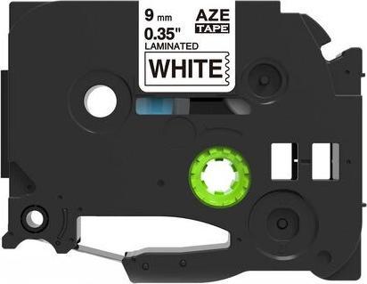 Produktbild Rillstab Beschriftungsband TZE221 Schwarz, Weiss (0.90 cm, Weiss, Schwarz)