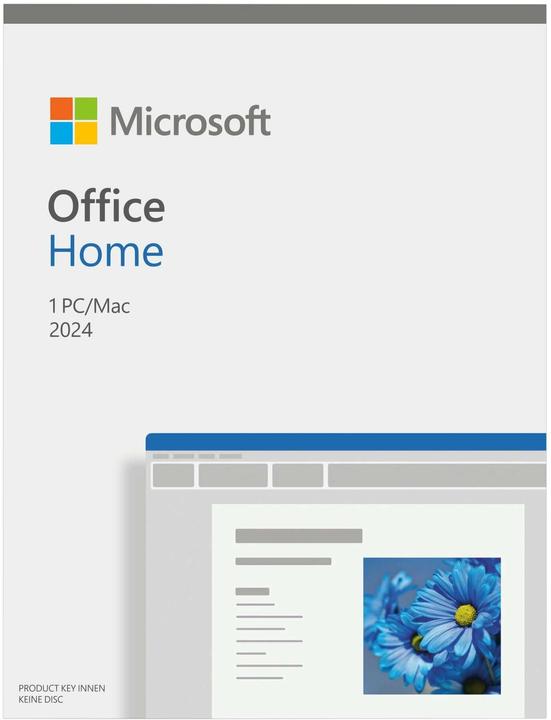 Produktbild Microsoft Office Home 2024 (DE) (1 User, unbegrenzt)