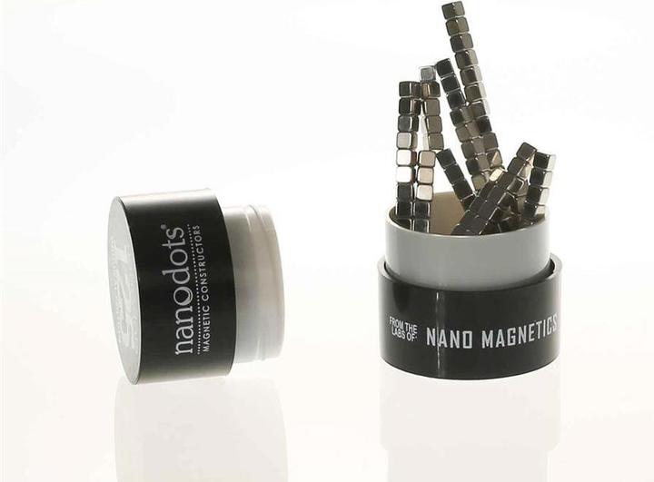 Actual product image Nanodots 125 Cubes Silver (Silver Black mix)