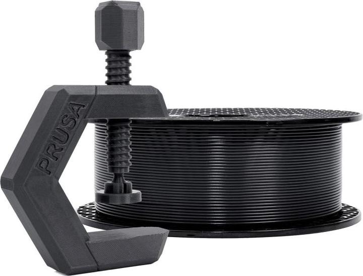 Actual product image Prusa Prusament PETG Matte Black 1kg (PETG, 1.75 mm, 1000 g, Black)