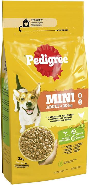 Produktbild Pedigree Trocken mit Geflügel & Gemüse (Adult, 6 Stk., 2000 g)
