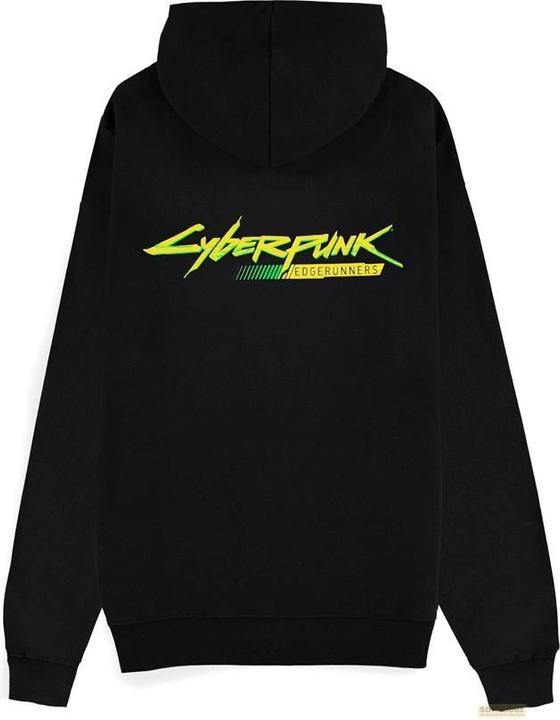 Immagine prodotto Difuzed CyberPunk: Edgerunners - Felpa con cappuccio con zip sul petto - S (S)