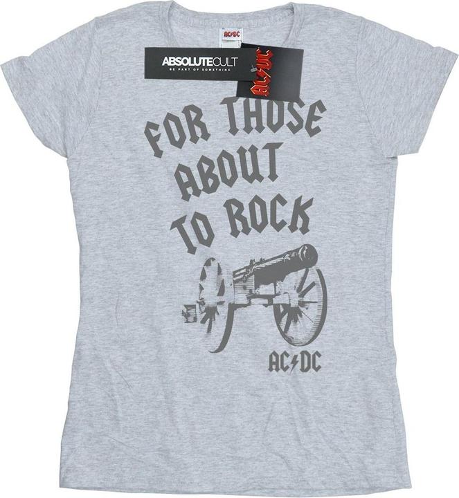 AC/DC Für die die rocken wollen Kanone BaumwollTShirt