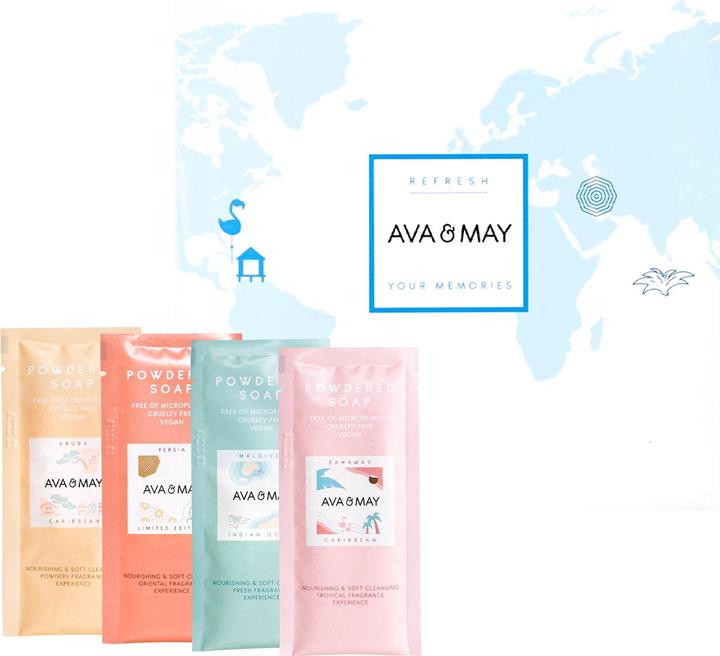 Actual product image Ava & May Seife Bahamas, Persia, Maldives, Aruba 4 x 15 g (Device)
