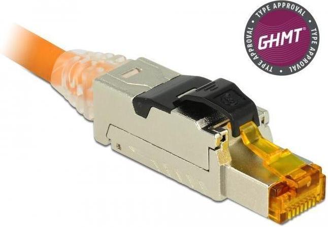 Produktbild Delock Feldkonfektionierbarer RJ45 Stecker (S/FTP, CAT8.1, 0.06 m)