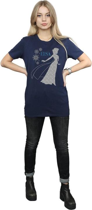 Image du produit Disney - T-shirt FROZEN ELSA CHRISTMAS SILHOUETTE - Femme (M)