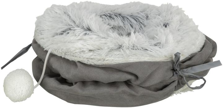 Produktbild Trixie Katzen-Spieltunnel Harvey, ø 27 × 116 cm, Grau (Ballspielzeug Katze)