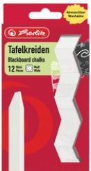Image du produit Herlitz Craie pour tableau noir, blanc, étui carton de 36 pièces (Blanc, 36 x)
