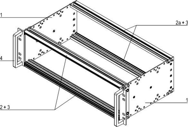 Image du produit Schroff Kit, EN 50155, non blindé - BGTR PRO 3HE84TE235T UNGESCH