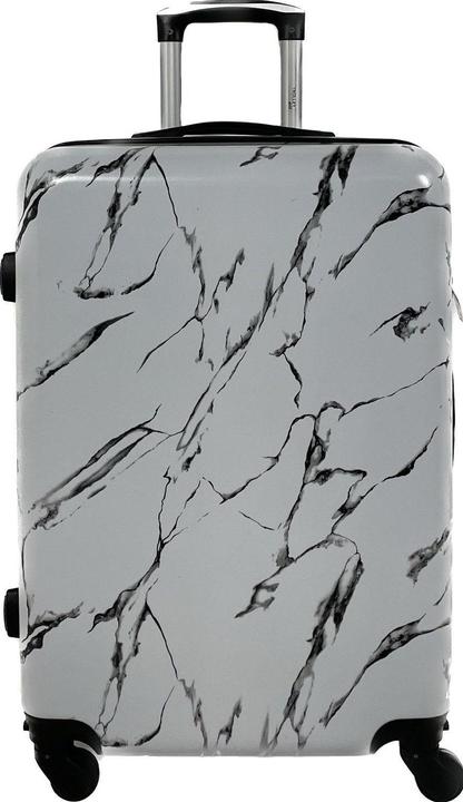 Image du produit Trolleymax Trolleymaxx Valise de voyage Marbre Blanc Mat