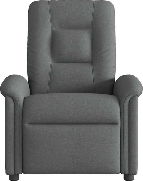 Immagine prodotto VidaXL Poltrona massaggiante in tessuto grigio scuro Poltrona TV massaggiante