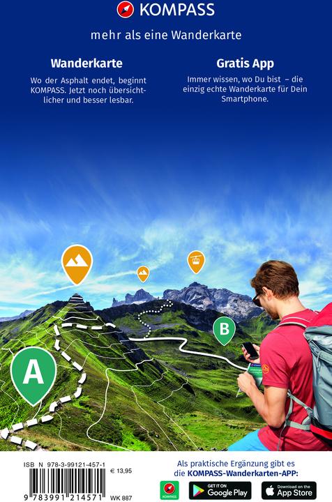 Produktbild KOMPASS Wanderkarten-Set 887 Schwarzwal
