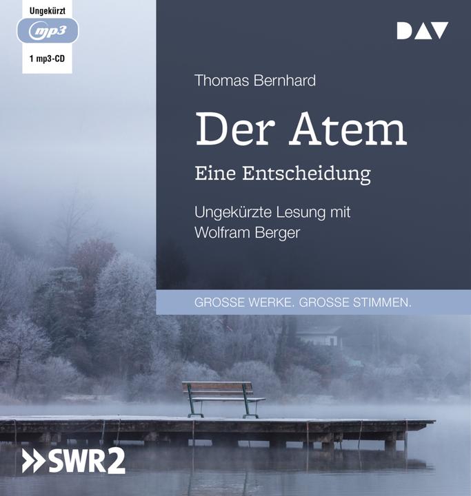Produktbild Der Atem. Eine Entscheidung (Thomas Bernhard, Stefan Hilsbecher, Wolfram Berger, Deutsch)