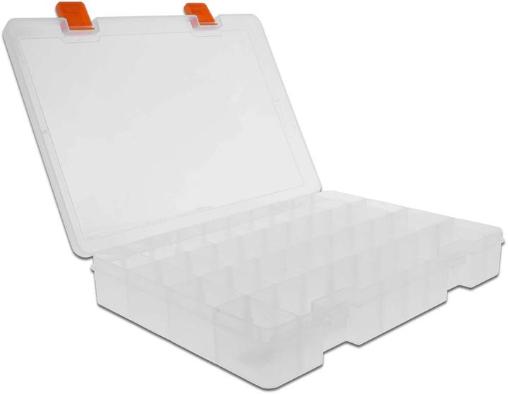 Produktbild Delock Transparente Leerbox aus Kunststoff mit 36 Fächern
