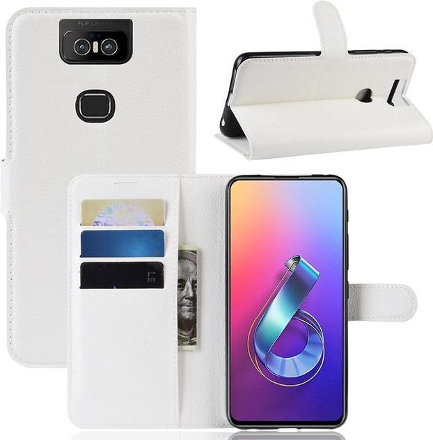 Actual product image MU Classic Litchi Leather Bookcover Series (Asus Zenfone 6)